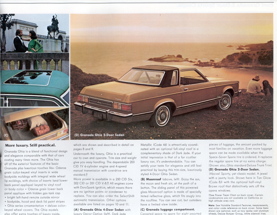 1977 Ford Granada Brochure Page 1